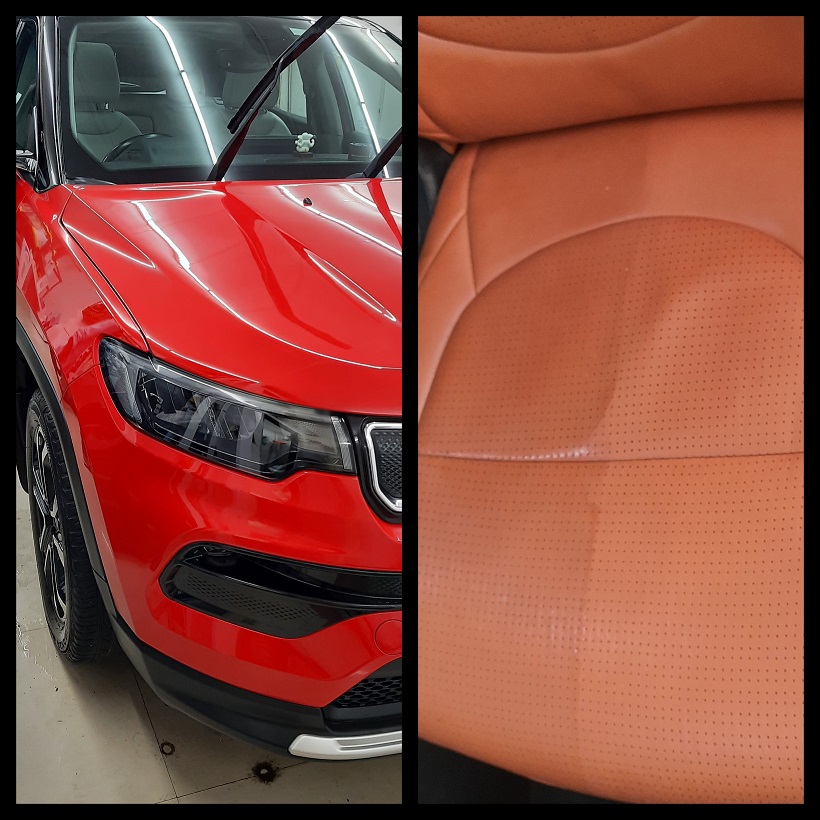 rubbing polishing and interior deep cleaning